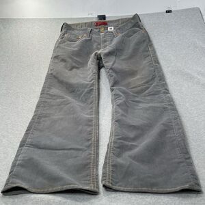 Levis Type 1 Corduroy Jeans Real Loose Vintage Y2K Mens 34x30 (37x29) Gray Pants